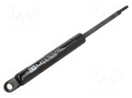 Gas spring; mounting holes; L: 245mm; Øout: 18mm; Piston diam: 8mm PNEUMAT