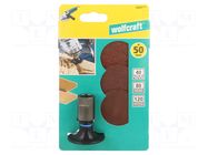 Sanding plate; Mounting: bur WOLFCRAFT