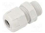 Cable gland; PG9; IP68; polyamide; light grey; UL94V-2 BM GROUP