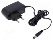 Power supply: switching; mains,plug-in; 12VDC; 7.2W; Out: 5,5/2,1 GOOBAY