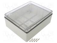 Enclosure: multipurpose; X: 198mm; Y: 248mm; Z: 95mm; SCABOX; grey SCAME