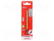 Drill bit; for metal,impact; Ø: 6.5mm; Holder: E6,3mm; 1/4"; 6.3mm Milwaukee