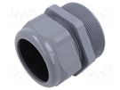 Cable gland; without nut; M75; 2; IP68; polyamide; grey; Entrelec TE Connectivity