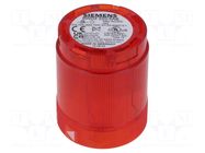 Module: light signaller; red; LED; 24VDC; 24VAC; IP54; 8WD42 SIEMENS