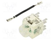 Contact block; -30÷70°C; IP00; Contacts: NC + NO x2; 3mm SCHLEGEL