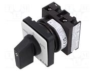 Switch: cam switch; Stabl.pos: 3; 20A; HAND-0-AUTO; Poles: 1; Pos: 3 EATON ELECTRIC