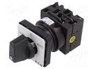 Switch: cam switch; Stabl.pos: 3; 20A; HAND-0-AUTO; Poles: 2; Pos: 3 EATON ELECTRIC