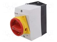 Switch: cam switch; Stabl.pos: 2; 20A; OFF-ON; in housing; Poles: 3 EATON ELECTRIC