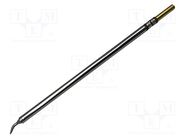 Tip; bent chisel; 1.4x12mm; 302°C; for soldering station METCAL