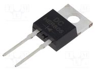 Diode: rectifying; THT; 400V; 8A; tube; Ifsm: 125A; TO220A; 1.1÷1.4mm DC COMPONENTS