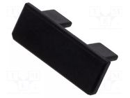 Cap for LED profiles; black KLUŚ