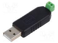 Converter; RS485/USB; screw; Enclos.mat: plastic F&F