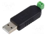 Converter; RS485/USB; screw; plastic F&F