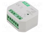 Relay: installation; in mounting box; 100÷265VAC; NO x2; IP20; 16A F&F