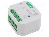 Relay: installation; in mounting box; 7÷30VAC; 9÷40VDC; NO x2 F&F