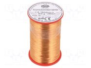 Coil wire; double coated enamelled; 0.15mm; 0.5kg; -65÷180°C INDEL