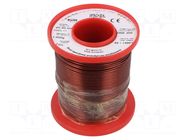 Coil wire; single coated enamelled; 1.4mm; 1kg; -65÷200°C INDEL