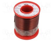 Coil wire; single coated enamelled; 2.1mm; 1kg; -65÷200°C INDEL