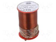 Coil wire; single coated enamelled; 2.7mm; 0.5kg; -65÷200°C INDEL