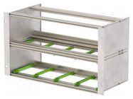Enclosure: mounting rack; Standard: 19"; 6U; Z: 265mm; X: 482.6mm BOPLA