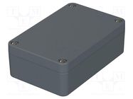 Enclosure: multipurpose; X: 64mm; Y: 98mm; Z: 34mm; polyamide; grey BOPLA