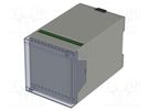 Enclosure: for DIN rail mounting; Y: 109mm; X: 70mm; Z: 75mm; ABS BOPLA