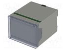 Enclosure: for DIN rail mounting; Y: 109mm; X: 100mm; Z: 75mm; ABS BOPLA