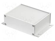 Enclosure: with panel; with fixing lugs; Filotec; X: 105mm; Y: 80mm BOPLA
