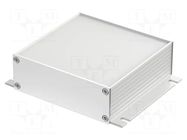 Enclosure: with panel; with fixing lugs; Filotec; X: 105mm; Z: 36mm BOPLA
