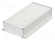 Enclosure: with panel; with fixing lugs; Filotec; X: 105mm; IP40 BOPLA