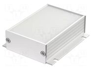 Enclosure: with panel; with fixing lugs; Filotec; X: 55.3mm; IP40 BOPLA