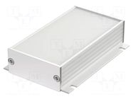 Enclosure: with panel; with fixing lugs; Filotec; X: 55.3mm; IP40 BOPLA