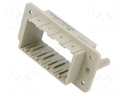 Docking frame; Docking Frame for 4 modules, fixed mount HARTING