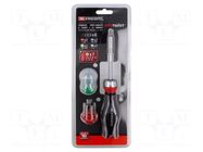 Kit: screwdriver; with ratchet; 15pcs. FACOM