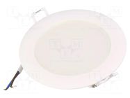 Lamp: LED downlight; 230VAC; 8W; 110°; 3000K,4000K,6500K; IP20 TOSHIBA LED LIGHTING