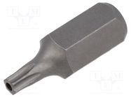 Screwdriver bit; Torx® with protection; T25H; Overall len: 30mm IRIMO
