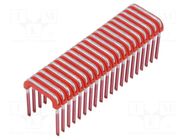 Staples; Width: 19mm; L: 25mm; 600pcs; for installation cables Milwaukee