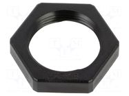 Nut; M25; polyamide; black; Pitch: 1.5 OBO BETTERMANN