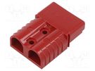 Plug; DC supply; SB® 50; hermaphrodite; for cable; crimped; red ANDERSON POWER PRODUCTS