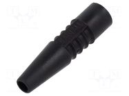 Strain relief; black; Application: BNC plug; Øin: 2.6mm; L: 27mm RADIALL