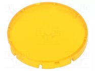 Actuator lens; RONTRON-R-JUWEL; transparent,yellow; Ø19.7mm SCHLEGEL