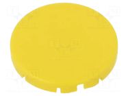 Actuator lens; RONTRON-R-JUWEL; yellow; Ø19.7mm SCHLEGEL