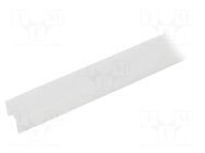 Cover for LED profiles; satin; 1m; G22S; push-in KLUŚ