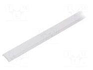 Cover for LED profiles; white; 1m; HS-11; push-in KLUŚ