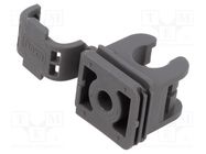 Bracket; polyamide 6; SILVYN® KLICK-RH; -40÷115°C; grey; Size: 10 LAPP