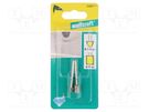 Grinding pin; Mounting: rod 3mm; 2pcs. WOLFCRAFT