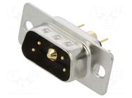 Connector: Special D-Sub; PIN: 5(1+4); plug; male; on PCBs; THT MH CONNECTORS