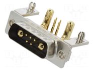Connector: Special D-Sub; PIN: 7(2+5); plug; male; on PCBs; THT MH CONNECTORS