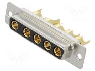 Connector: Special D-Sub; PIN: 5; plug; female; for cable; MHCD MH CONNECTORS