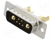 Connector: Special D-Sub; PIN: 7(2+5); plug; male; for cable; MHCD MH CONNECTORS